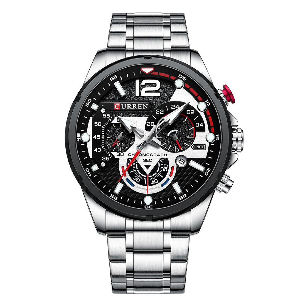 Reloj Curren 8395 + Gafas Negras Wayfarer